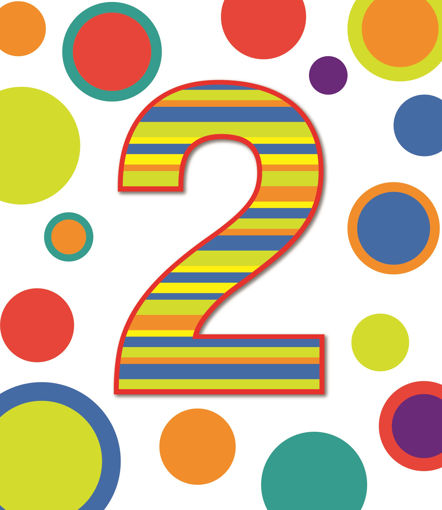 Picture of HAPPY 2ND BIRTHDAY CARD